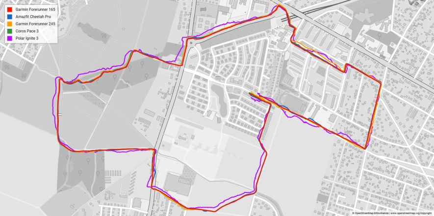 Route recording with the Forerunner 165