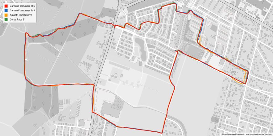 Route recording with the Forerunner 165