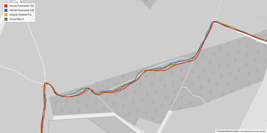 Route recording with the Forerunner 165