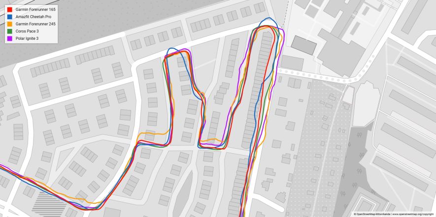 Route recording with the Forerunner 165