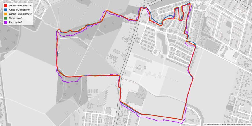 Streckenaufzeichnung mit der Forerunner 165